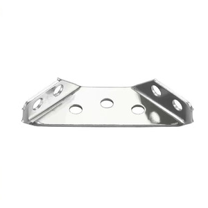 Support d'angle en acier inoxydable pour étagère de meuble, connecteur de mobilier fixe à trois côtés, accessoire de quincaillerie - Product Image 2