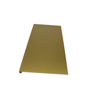 Plaque <span class=keywords><strong>en</strong></span> aluminium anodisé satiné or antique profond 5052 5005 de 1 mm à 3 mm avec AA25 pour musées et bâtiments culturels haut de gamme - Product Image 4
