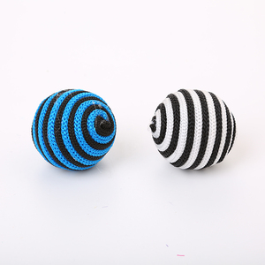 Luxury Multi-Color Interactive Pet Chew Toy Bite-Resistant Nylon <b>Ball</b> Wool Feather Plastic Rope Paper Materials Cats Animal - Product Image 3