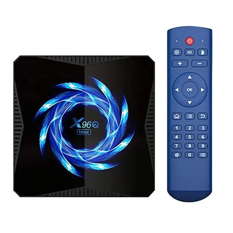 X96Q Max shenzhen guangdong the network television set-top iptv box hybrid android 4k remote control smart tv box