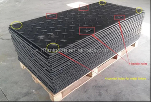 Heavy Duty flessibile Hdpe Uhmwpe costruzione temporanea composito terra Matfor auto parcheggio camion protezione erba tappetino stradale - Product Image 2