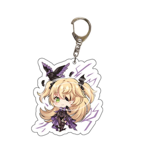 Llaveros Acrílicos de 5.5cm en 29 Colores, con Diseño de Amber, Kaeya, Alberch y Barbara, para los Fans de Genshin Impact, como Regalo - Product Image 4