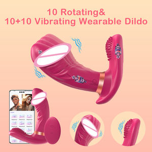 APP-gesteuerter 10-Gang G-Punkt Frauen-Massagestab Günstiger Silikon-Rabbit-<span class=keywords><strong>Dildo</strong></span> <span class=keywords><strong>Vibrator</strong></span> für die Vagina - Product Image 5