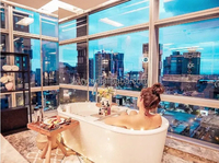 Grosir stok massal garam laut mati alami dengan perawatan kulit kering kristal Bath Salt Body Scrub SPA
