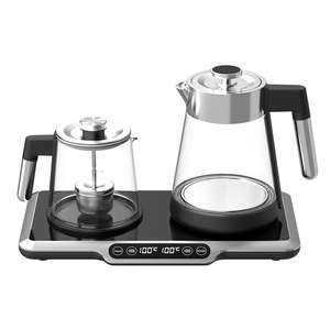 Hotsy portátil té viaje pequeño Mini Teteras de vidrio hervir <span class=keywords><strong>leche</strong></span> Hervidor eléctrico Samovar té máquina termostato Control - Product Image 4