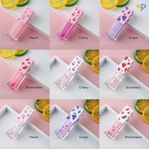 Aceite Labial Humectante con Espejo y Caja de Regalo en Forma de Corazón, Marca Privada, Logotipo Personalizado Disponible, Kit de Brillo Labial Vegano con Sabor a Frutas - Product Image 4
