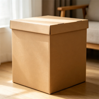 Caja de Cartón Corrugado Reciclable de Gran Tamaño para Uso Doméstico, Adecuada para Mudanzas y Empaque de Artículos del Hogar
