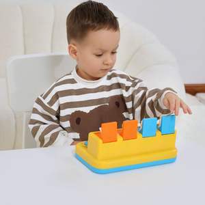 ของเล่นป๊อปอัพสัตว์เลี้ยงในฟาร์มสำหรับเด็กเล็ก ของเล่นมอนเตสซอรี่แบบฝึกเหตุผลและผล ของเล่นเสริมพัฒนาการกล้ามเนื้อมัดเล็กสำหรับเด็กก่อนวัยเรียน ของเล่นเสริมทักษะการเรียนรู้สำหรับเด็ก ได้รับมาตรฐาน CPC CE จากโรงงาน - Product Image 2