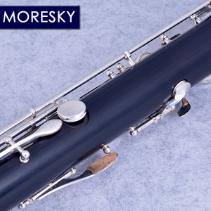MORESKY Clarinete Bajo Profesional, Cuerpo de Ébano, Superficie de Níquel Plateado, Llaves de Cobre-Níquel, Personalizable, BB BCL-188 - Product Image 3