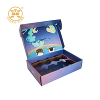 Boîte d'emballage personnalisée pour œufs en chocolat, boîte à courrier ondulée avec insert pour l'expédition de bonbons et de friandises surprise