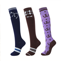 Chaussettes de compression montantes à soutien gradué, vente en gros, pour voyage, avion, infirmière, coureur, OEM
