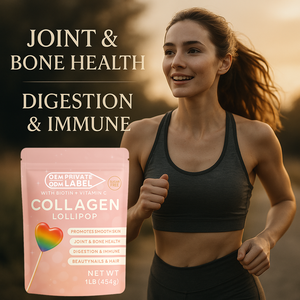 Vendita calda idrolizzato collagene lecca-lecca senza zucchero vitamina C <span class=keywords><strong>zinco</strong></span> biotina integratore per adulti supporto della pelle sana - Product Image 5