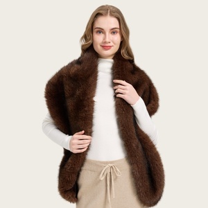 Elegant Faux Fur <strong>Shawl</strong> for Women Soft Faux Fur Stole Scarf Women's Fuzzy <strong>Wrap</strong> for Winter <strong>Weddings</strong> and Daily Fashion - Product Image 3