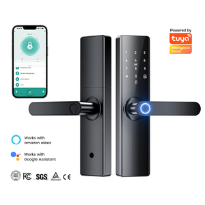 Wifi Tuya Digital Biometric Fingerprint Interior Room <b>Smart</b> Door <b>Lock</b> T21 TUYA <b>Smart</b> Door <b>Lock</b> - Product Image 5