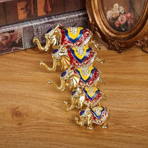 Shinnygifts гуанскийдун производителей в форме животных шкатулка для украшений в стиле 5 шт./компл. Слон Форма шкатулка для украшений индийские сувенир подарки - Product Image 3