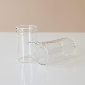 Tubes à essai <span class=keywords><strong>en</strong></span> <span class=keywords><strong>verre</strong></span> plat transparent <span class=keywords><strong>avec</strong></span> bouchons <span class=keywords><strong>en</strong></span> <span class=keywords><strong>liège</strong></span> Flacon d'échantillon de liquide pour le stockage de bonbons au sel de bain Expériences scientifiques - Product Image 4