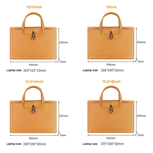 Borsa portatile portatile portatile in pelle per Laptop impermeabile da uomo per donna 13 <span class=keywords><strong>14</strong></span> 15.6 16 pollici <span class=keywords><strong>Macbook</strong></span> <span class=keywords><strong>Pro</strong></span> Computer - Product Image 5