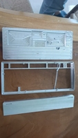Clavier mécanique en métal sur mesure OEM, usiné CNC, en acier inoxydable, avec finition en aluminium anodisé