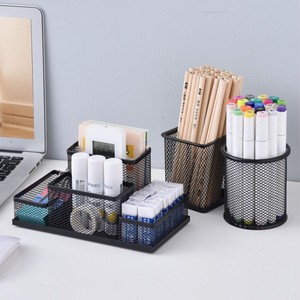 Bàn tổ chức Máy tính để bàn lưới Bút Chì Chủ với 4 ngăn chủ Bút cho bàn - Product Image 6