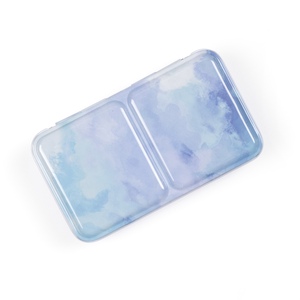 <span class=keywords><strong>Palette</strong></span> Art Kreation Montagne enneigée en métal avec fente pour 12 demi-pots et pots entiers pour <span class=keywords><strong>peinture</strong></span> aquarelle, <span class=keywords><strong>huile</strong></span> et acrylique - Product Image 2