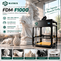 Printer 3D FDM Skala Besar 1000 * 1000 * 1000mm untuk Produksi Prototipe Bumper Otomotif