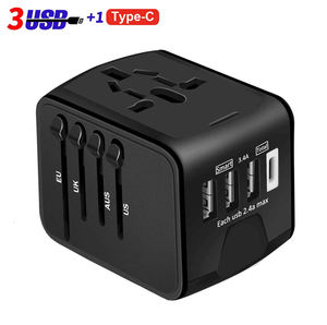 USB International Travel Adapter With Type CにUSB 3.0 Adapter/Universal Travel Adapter