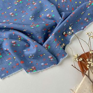 Tessuto Twill 100% Cotone <span class=keywords><strong>21s</strong></span> Stampato con Simpatici Animali Cartoon, Peso Medio per Pantaloni da Donna, Design Personalizzato, Basso MOQ - Product Image 4