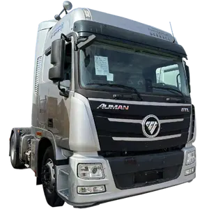 Kullanılan gerçek düşük fiyat 6*4 10 tekerlekler Howo Shacman kafa kamyon traktör kamyonlar satılık