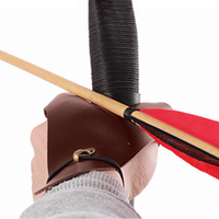 Gants de patrouille légers pour hommes, en cuir, pour l'extérieur, protection contre les flèches, accessoires de tir à l'arc