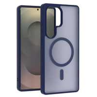 Étui de luxe translucide mat respectueux de la peau pour S23 Plus, coque arrière givrée à aimant puissant pour Samsung S24 S25 S26 Ultra