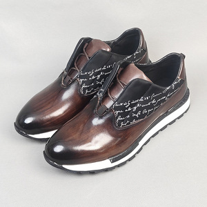 Chaussures bateau pour hommes en cuir véritable à bout rond, à lacets, respirantes, avec semelle extérieure en caoutchouc et semelle intermédiaire en EVA, pour toutes les saisons, décontractées, pour l'extérieur - Product Image 4
