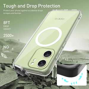 המפעל הסיטונאי גבוה נגד הלם שקוף פגז צבעוני ברור טיפת טלפון נייד עמיד עבור oppo a5x - Product Image 4