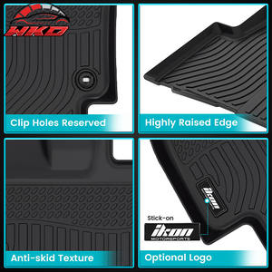 Tapis de sol toutes saisons 3D moulés pour Toyota Highlander 2020-2025 7 et 8 places, garnitures de remplacement complètes pour pièces automobiles - Product Image 3