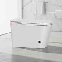WC intelligent à poser au sol avec bidet électrique Onirap, chasse d'eau automatique, siège chauffant, WC intelligent en céramique