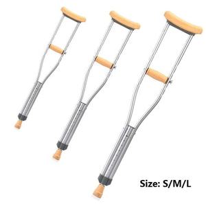 Béquille médicale réglable en aluminium, taille moyenne, en alliage d'aluminium et en acier inoxydable, marcheur à béquilles à vendre - Product Image 2