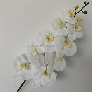 B-865 Orquídeas <span class=keywords><strong>Artificiales</strong></span> de Látex al Tacto Real, Color Blanco, para Centros de Mesa de Boda, Arco Decorativo, Venta al Por Mayor - Product Image 6