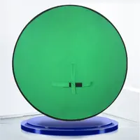 Takenoken רקע צילום ציוד צילום סטודיו אביזרי נייד עגול מתקפל ירוק רקע מסך לוח