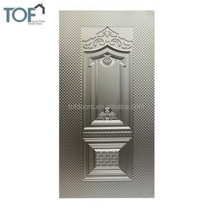 <span class=keywords><strong>Porte</strong></span> en peau de métal laminée à froid pour les maisons Entrée avant pour la maison Panneau gaufré Tôle de fer extérieur stratifié Entrée principale Déco - Product Image 3
