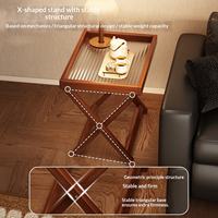 Table basse en bois durable, moderne et minimaliste, avec fonction de rangement facile à nettoyer, pour le salon, table d'appoint pour canapé