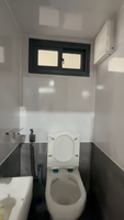 Toilettes mobiles à bas prix, cabine de maisonnette personnalisée, salle de bain portable, toilettes publiques portables économiques