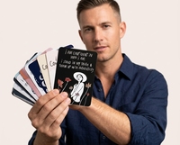 Jeu de cartes d'affirmation personnalisées en couleur sur papier, jeu de cartes éducatives de remerciement, impression personnalisée avec boîte
