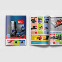 Pencetakan Katalog Warna Promosi Harga Murah Katalog Perusahaan Cetak Hot Foil Emas Digital A4 Pencetakan Brosur