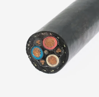 Tipo 61 y 41 Trailing 3 Core Trackless 3X35 + 2X16 + 1X16mm2 Cable de minería