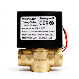 Valvola di controllo HVAC motorizzata a 2 vie <span class=keywords><strong>Honeywell</strong></span> originale per unità fan coil: prestazioni premium con chiusura affidabile - Product Image 1