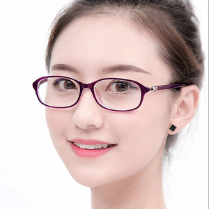 Fashion Women <b>Reading</b> <b>Glasses</b> Purple Anti Blue Light Transparent Lenses 2021 - Product Image 1