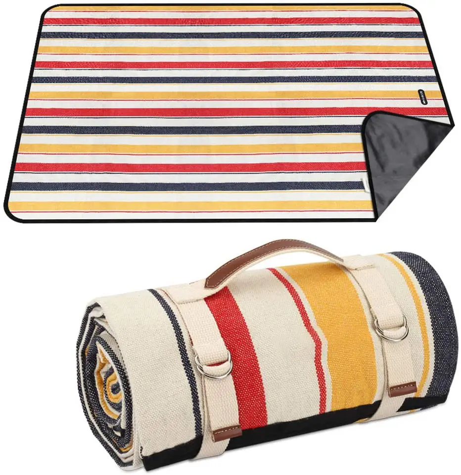 Camping en plein air pique-nique tapis tapis de plage pliable tapis de couchage tapis personnalisé