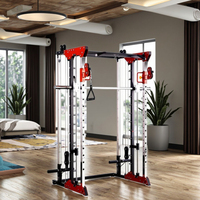 Machine de musculation à usage domestique avec logo personnalisé, entraînement Smith multifonction, type à squat, fabriqué en mousse durable