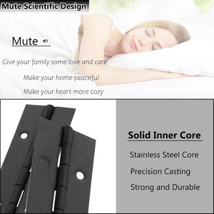 Прочные металлические петли для пианино различных размеров, непрерывные петли для пианино с отверстиями для мебели - Product Image 5