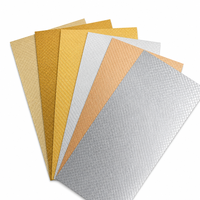 Papier cartonné métallisé brillant or et argent en gros pour emballage de boîtes cadeaux, boîtes à bijoux, étiquettes suspendues, feuilles de papier gaufré