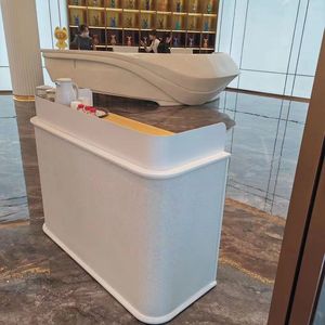 Mostrador de Recepción de Estilo Moderno para el Hogar, Bar, Salón, Oficina, Apto para Uso en Barberías - Product Image 6